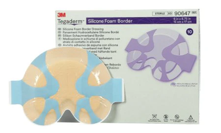 3M™ Tegaderm™ Sacral Sterile Non-Adhesive Silicone Dressing - Image 2
