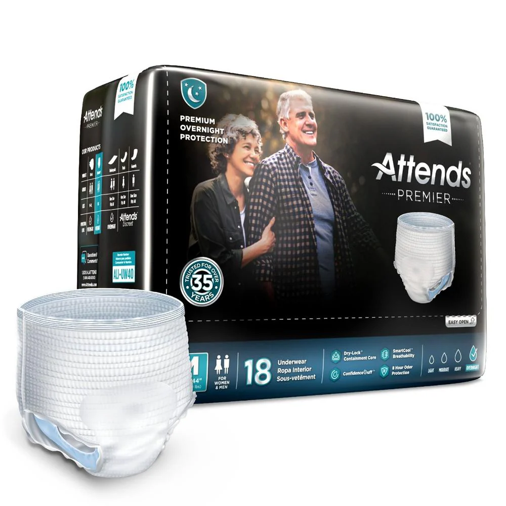 Attends® Premier Heavy Absorbency Disposable Pulls On with Tear Away Seams - Image 4
