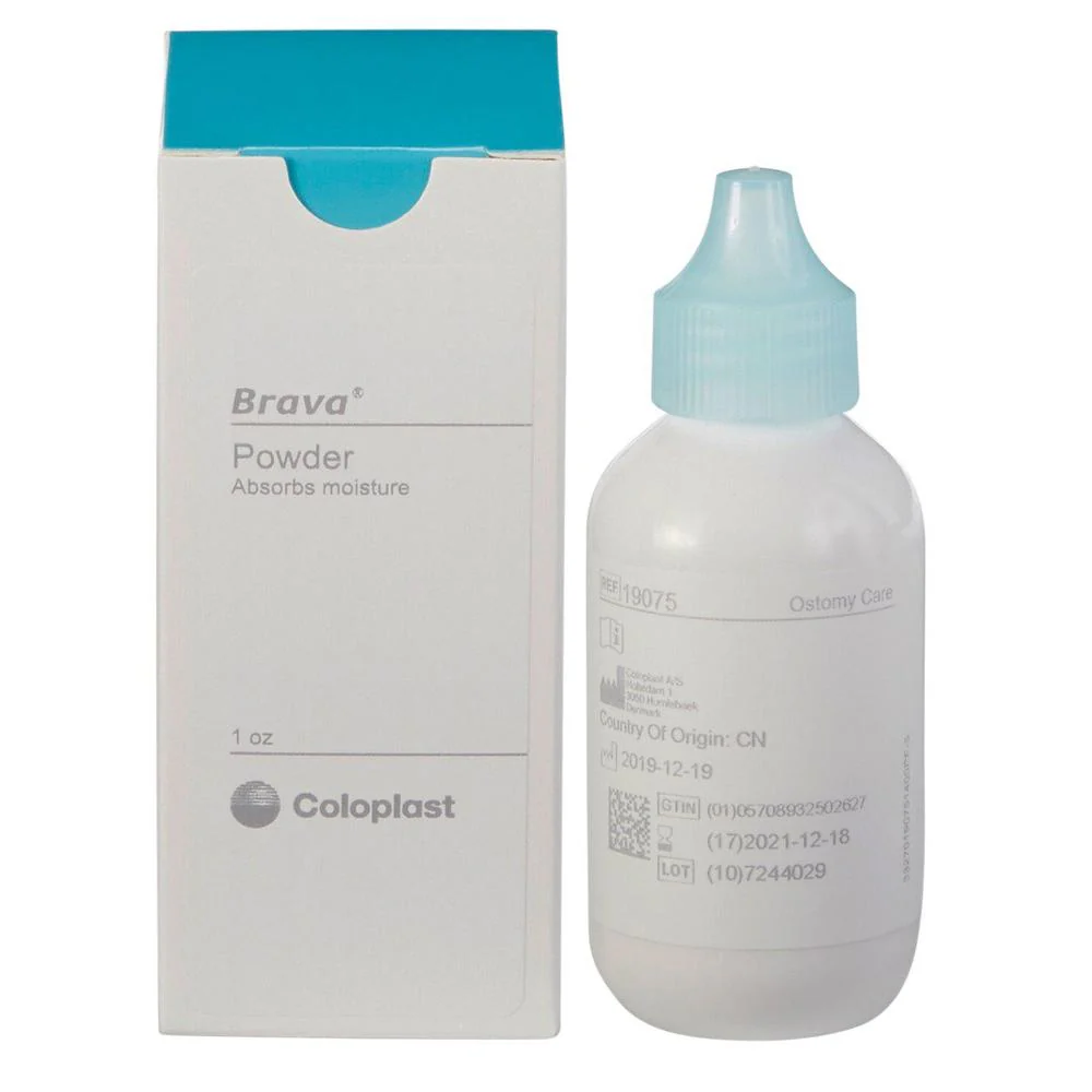 Brava Ostomy Skin Barrier Powder - 1 oz Squeeze Bottle