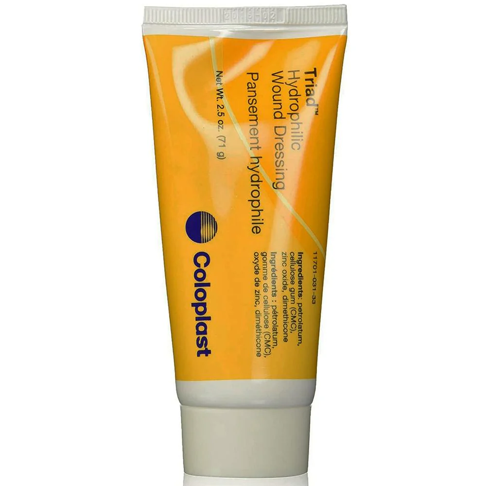 Coloplast Triad Hydrophilic Wound Dressing Paste 2.5 oz.
