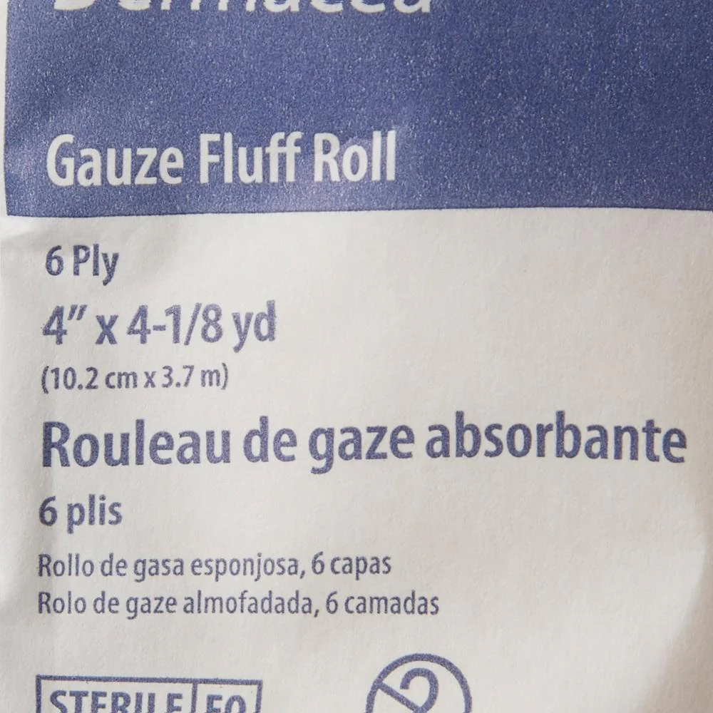 Dermacea Sterile Fluff Bandage Roll, 4 in x 4-1/8 yd - Image 4