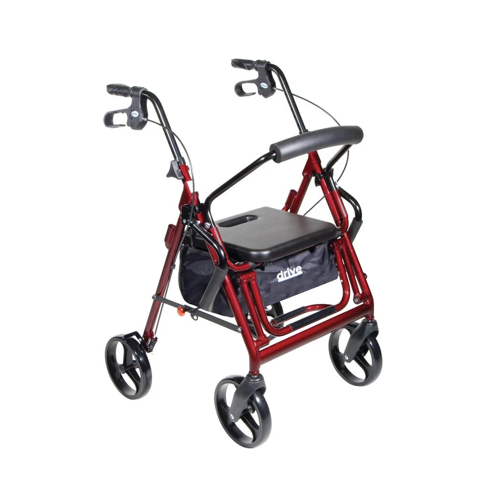 Drive™ Duet 4-Wheel Rollator/Transport Chair - Open box - Image 7