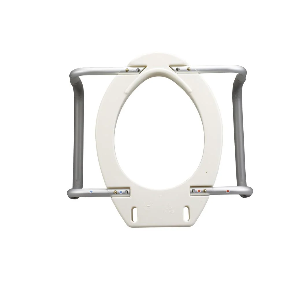 Drive™ Premium Elongated Raised Toilet Seat with Arms 3-1/2 Inch Height - Image 4
