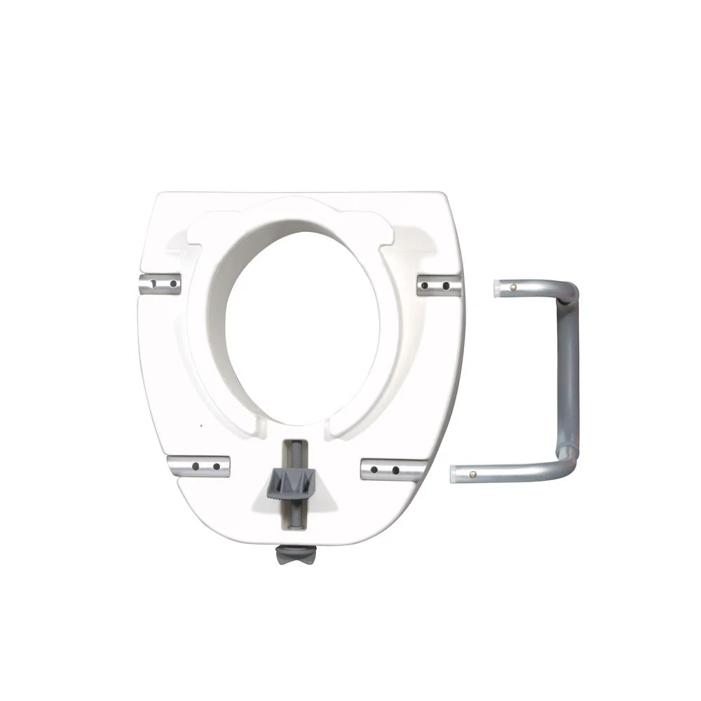 Drive™ Premium Elongated Raised Toilet Seat with Arms 5 Inch Height - Image 3