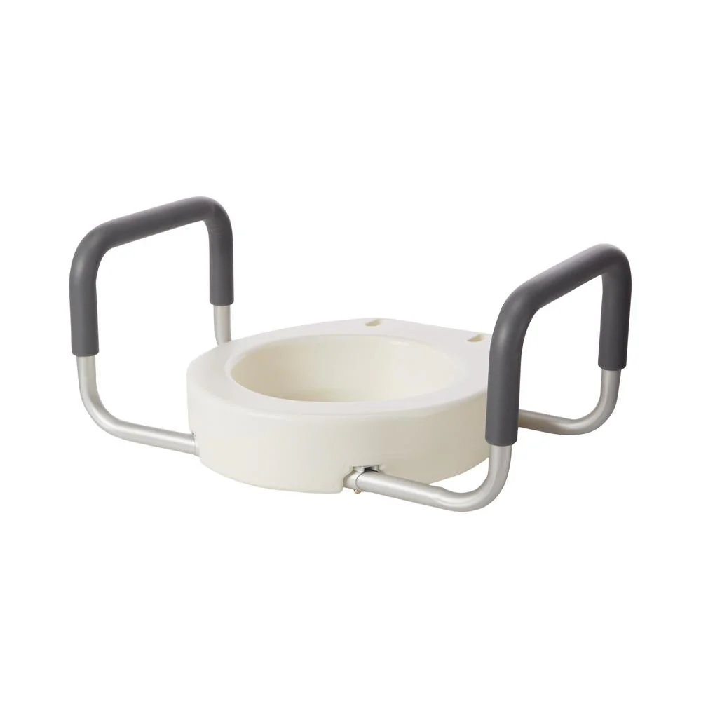 Drive™ Premium Raised Toilet Seat with Arms 3-1/2 Inch Height - Image 3
