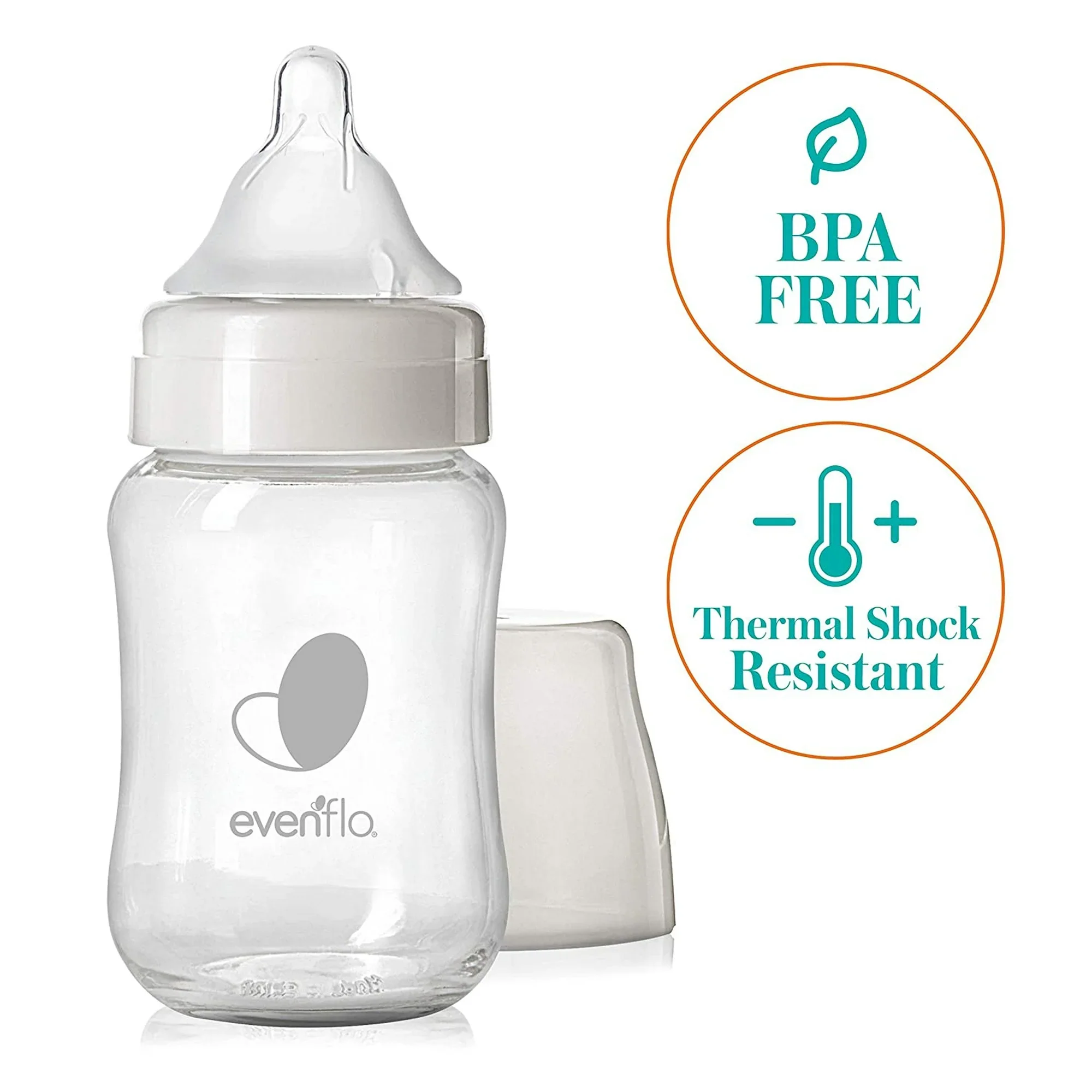Evenflo Balance + Glass Wide Neck Baby Bottles - Image 3