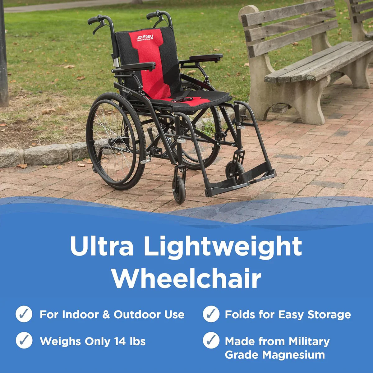 Journey So Lite® C2 Ultra Lightweight Wheelchair - Image 3