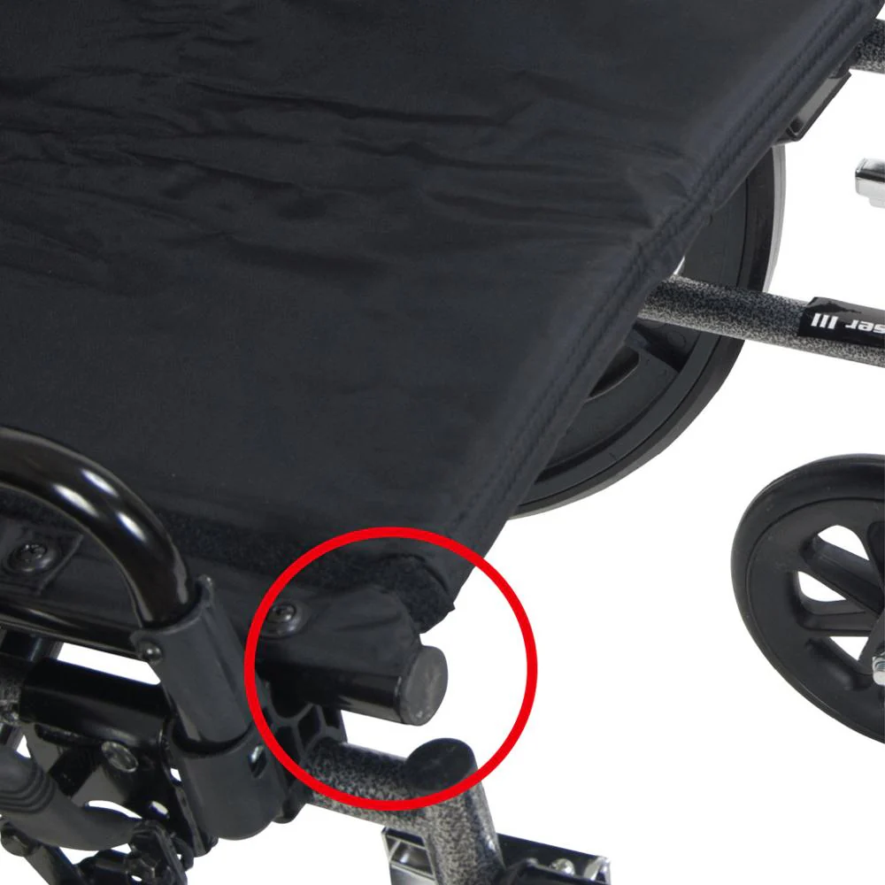 McKesson Cruiser III Lightweight Wheelchair 20" Seat - Image 3