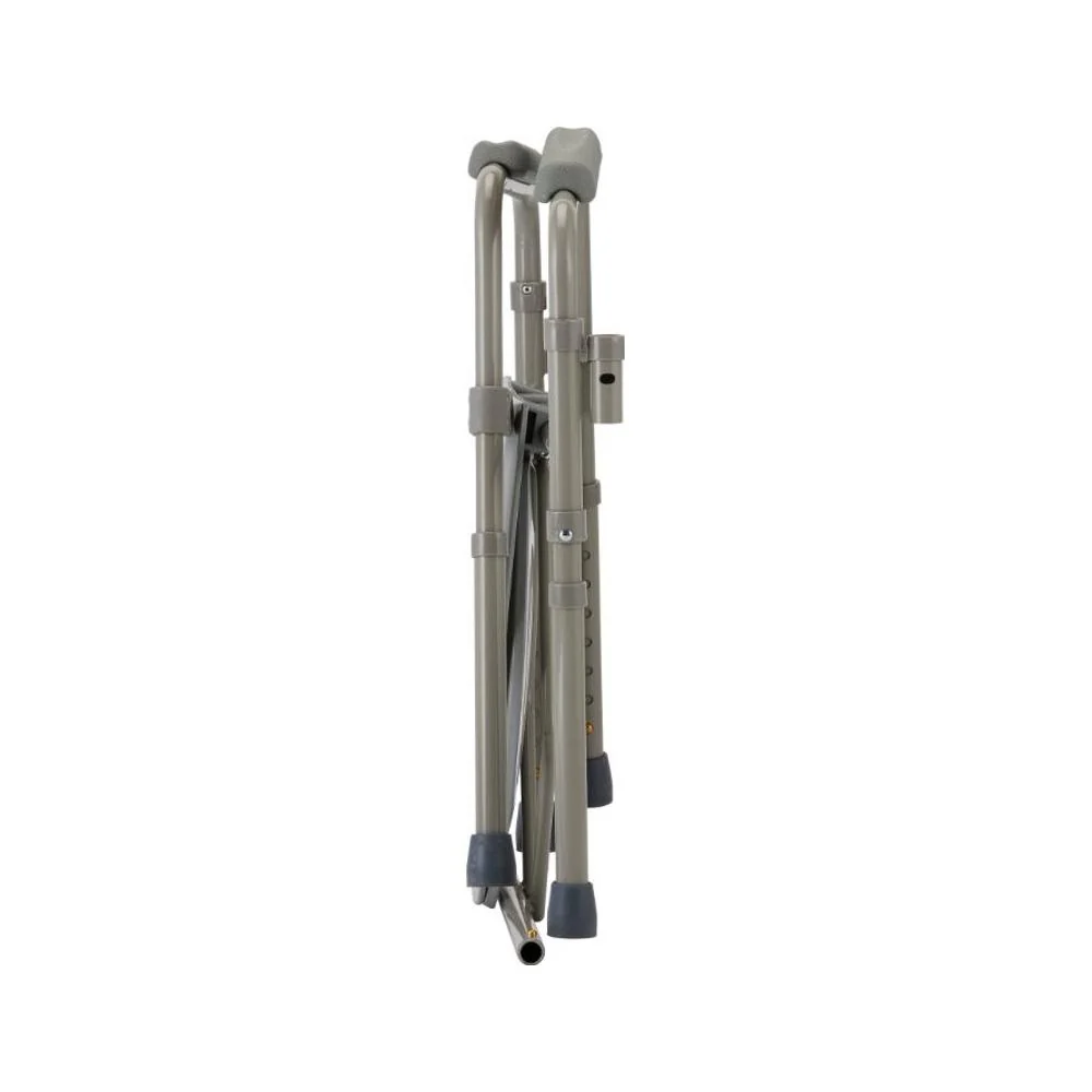 McKesson Folding Fixed Arm Steel Commode Chair - Image 3