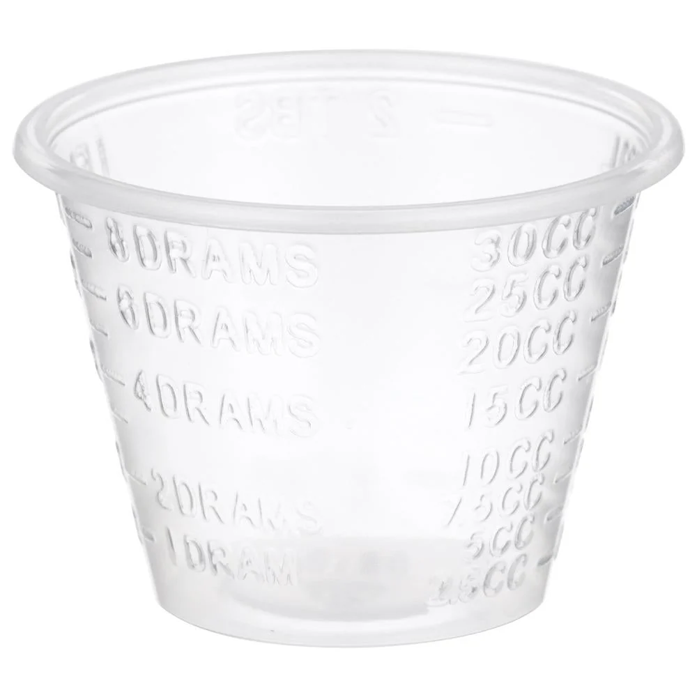 McKesson Graduated Medicine Cups 1 oz. Each Sleeve of 100 - Image 3