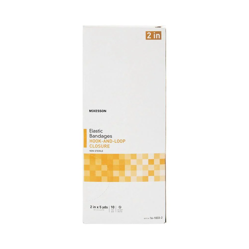 McKesson Hook and Loop Closure Elastic Bandage, 2 Inch x 5 Yard - Image 2