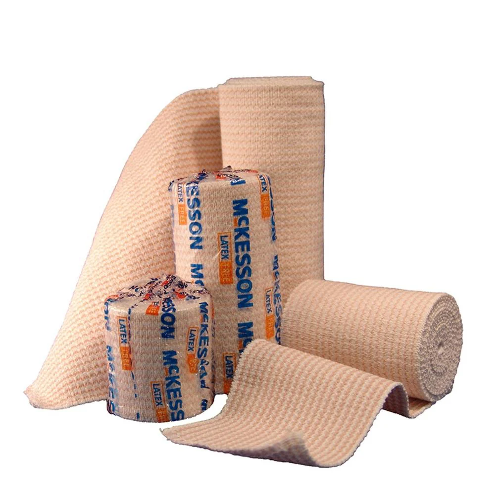 McKesson Hook and Loop Closure Elastic Bandage, 4 Inch x 5 Yard - Image 2