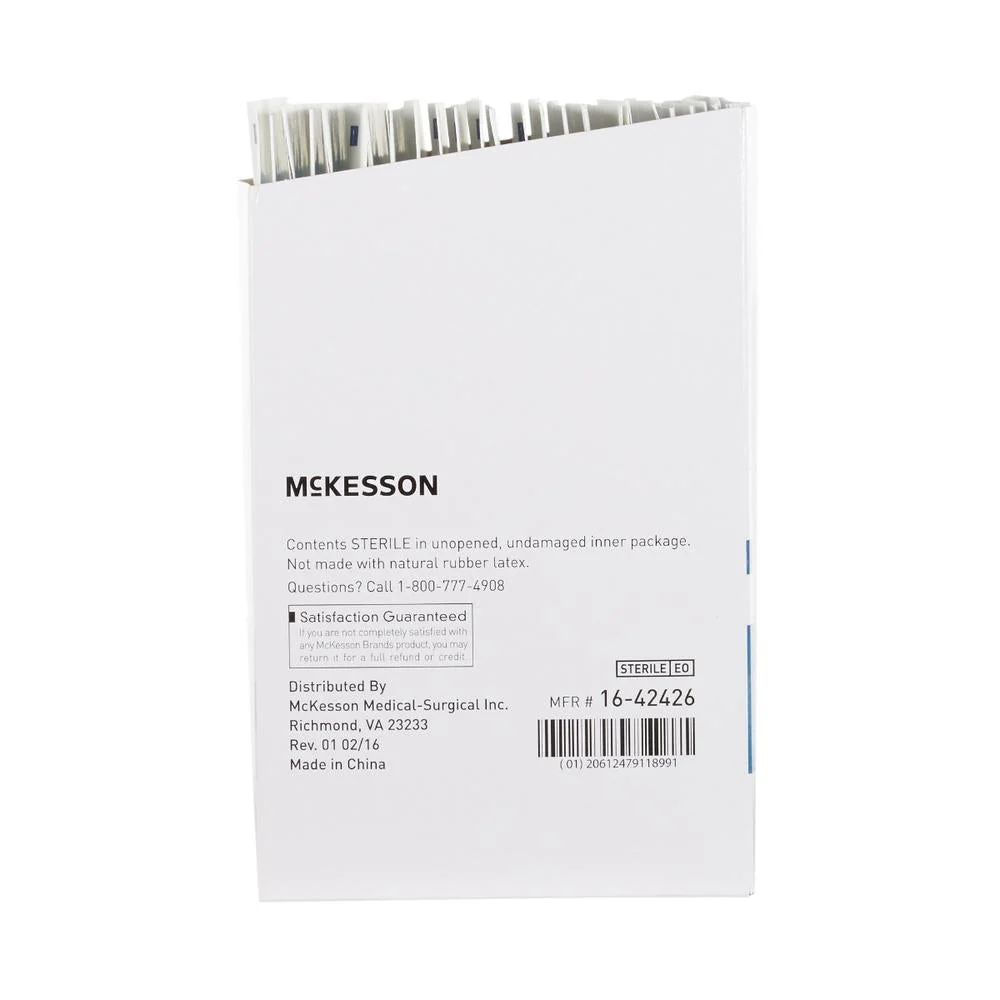 McKesson Drain Split Sponge 4 X 4 Inch Sterile Box of 25 - Image 3