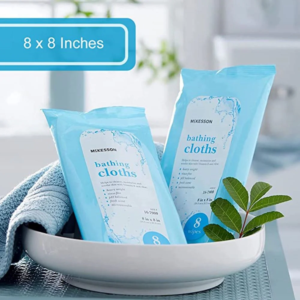 McKesson Rinse-Free Bath Wipes - Image 5