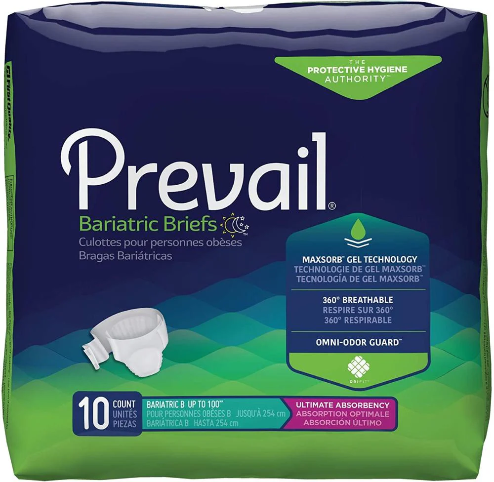 Prevail® Bariatric Heavy Absorbency Incontinence Brief - Image 4