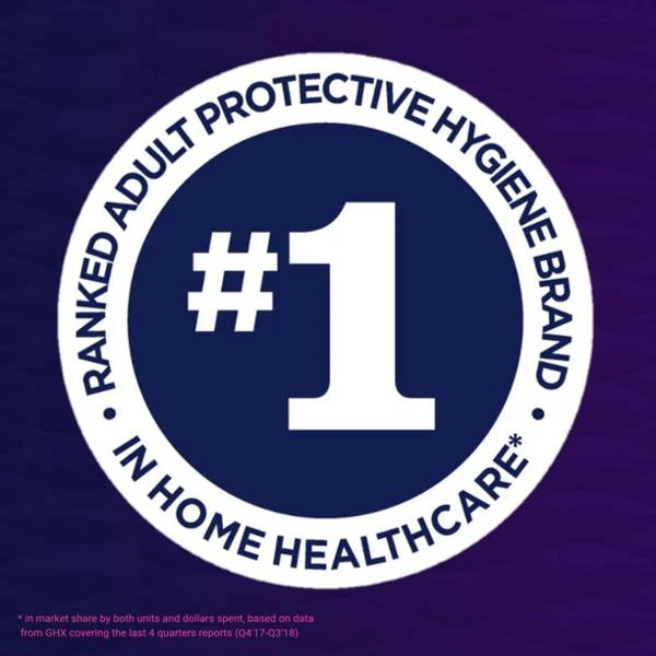 Prevail® Light Absorbency Belted Shield One Size Fits Most 30 Pack - Image 2