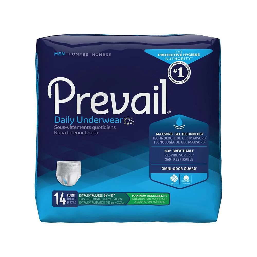 Prevail® Men's Daily Maximum Absorbency Adult Underwear - Image 3