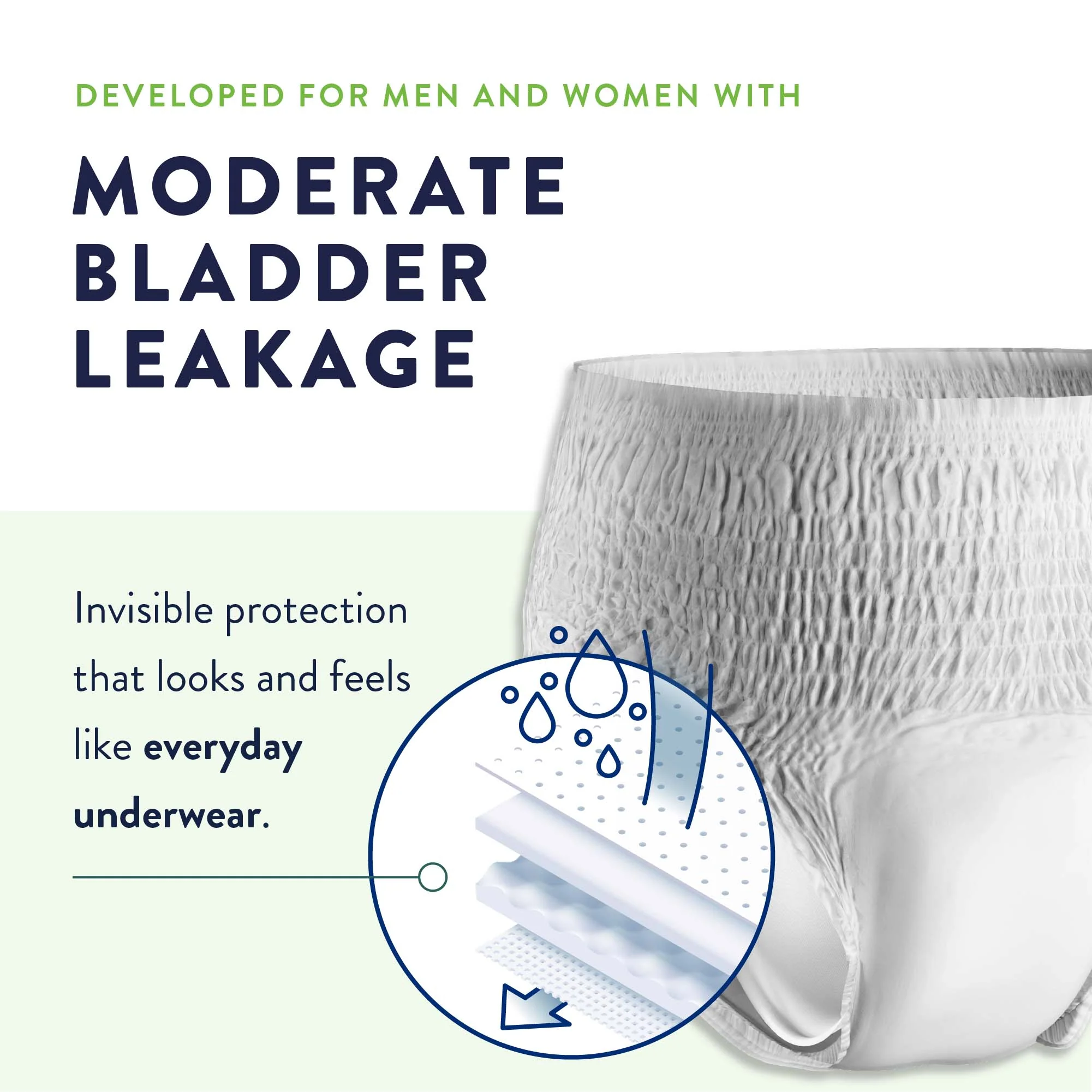 Prevail® Per-Fit® Heavy Absorbency Incontinence Brief Size Large 18 Pack - Image 4