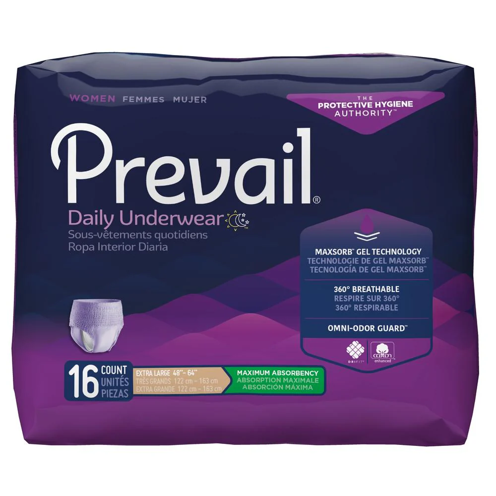 Prevail® Women's Daily Maximum Absorbency Adult Underwear - Image 10