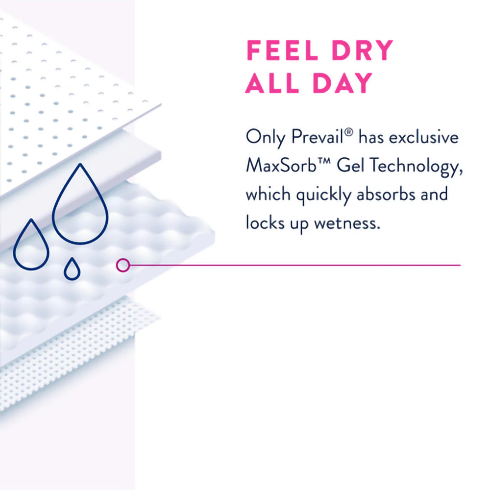 Prevail® Women's Daily Maximum Absorbency Adult Underwear - Image 4