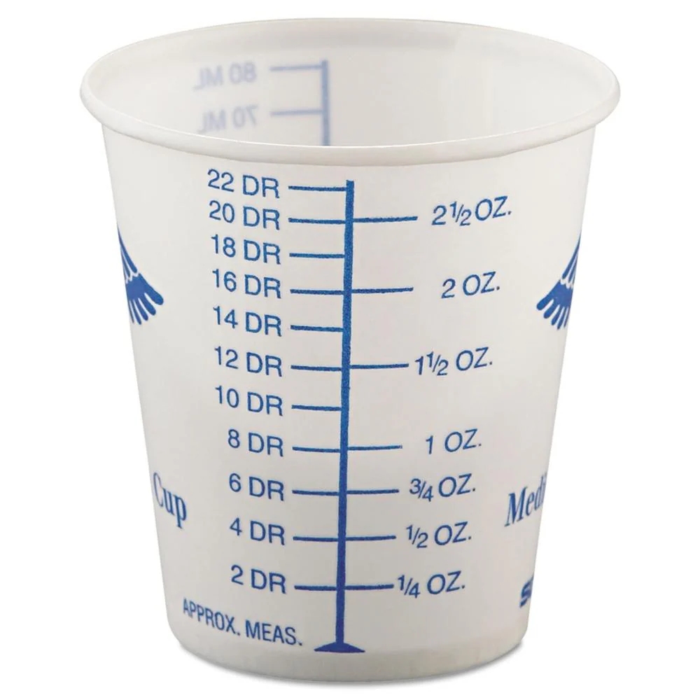 Solo® Disposable Graduated 3 oz. Medicine Cups Sleeve of 100 - Image 3