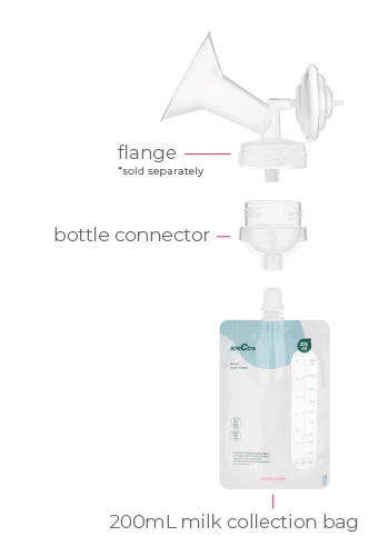 Spectra® Simple Store Milk Bags Collection With Bottle Connector - Image 5