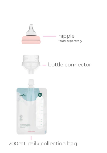 Spectra® Simple Store Milk Bags Collection With Bottle Connector - Image 6