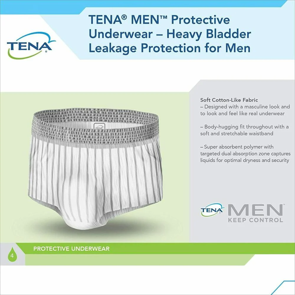TENA® MEN™ Super Plus Heavy Absorbency Incontinence Pull-On Underwear - Image 4