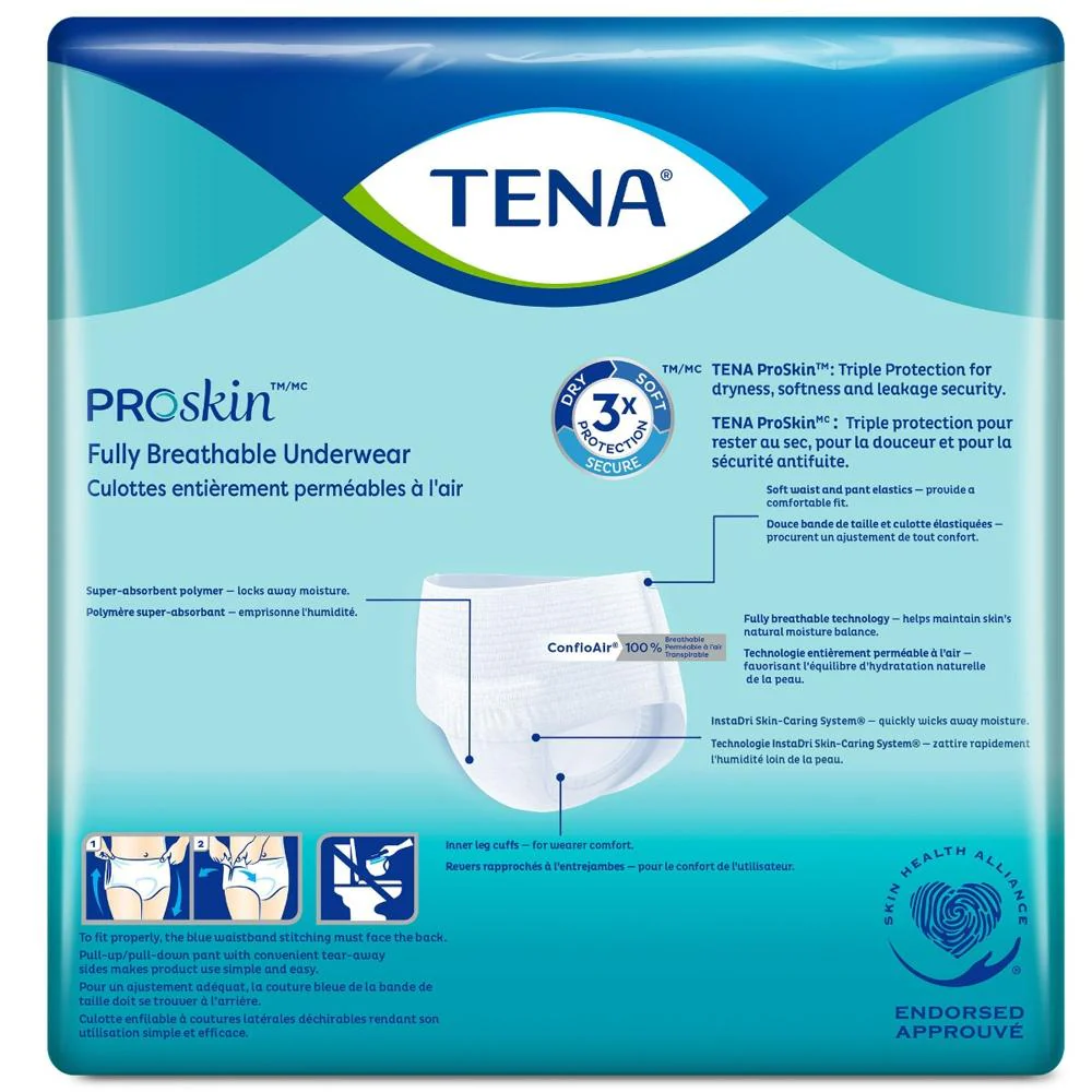 TENA® ProSkin™ Plus Unisex Absorbent Underwear Large (Case of 72) - Image 2