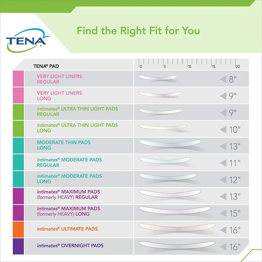 TENA® Intimates™ Overnight Heavy Absorbency Pad 16 Inch Length 28 Per Bag - Image 3