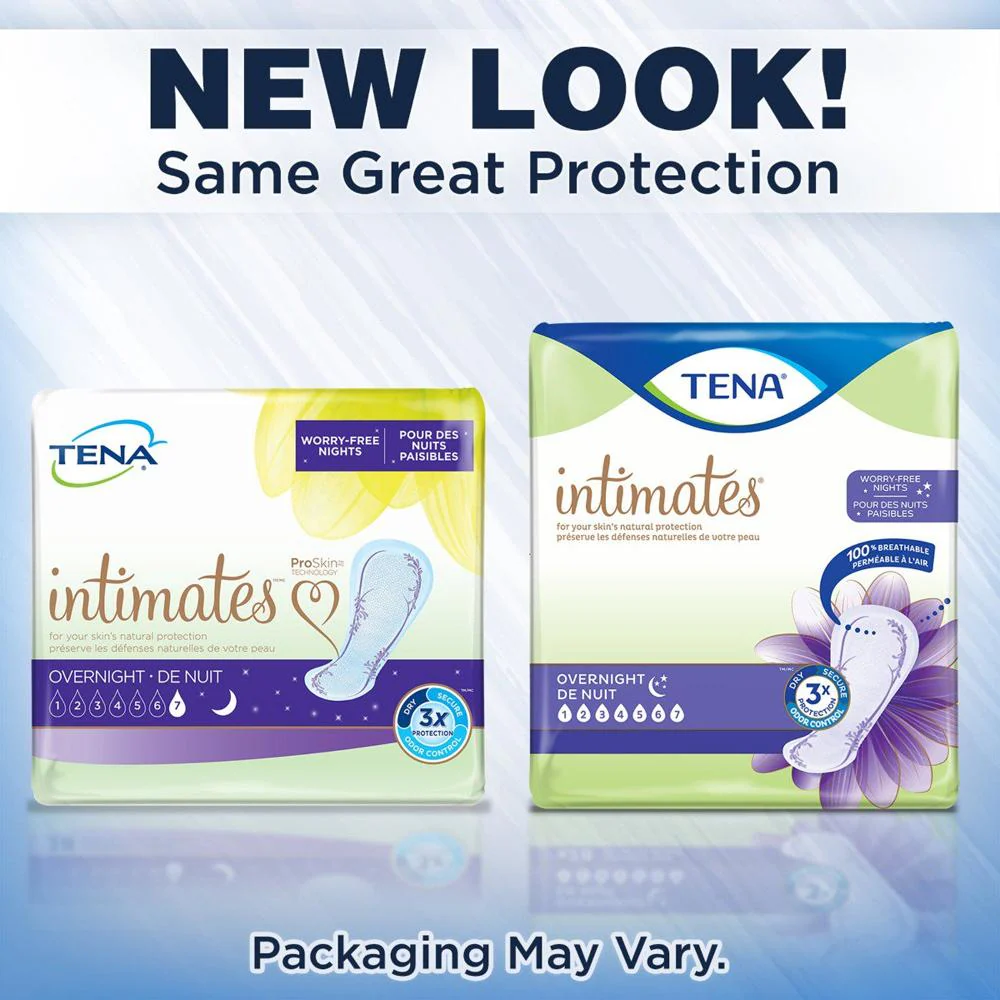 TENA® Intimates™ Overnight Heavy Absorbency Pad 16 Inch Length 28 Per Bag - Image 4