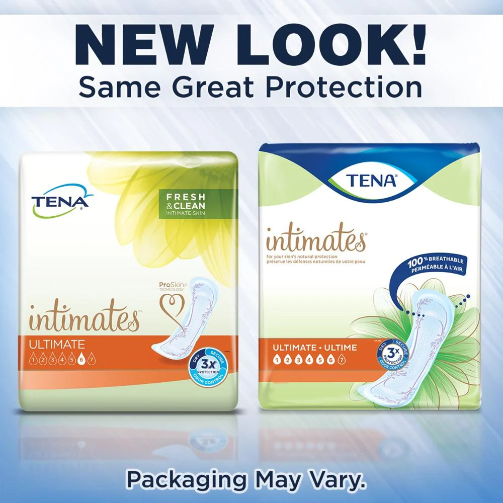 TENA® Intimates™ Heavy Absorbency Dry-Fast Core™ Pad 16 Inch Length 33 Count Bag - Image 2