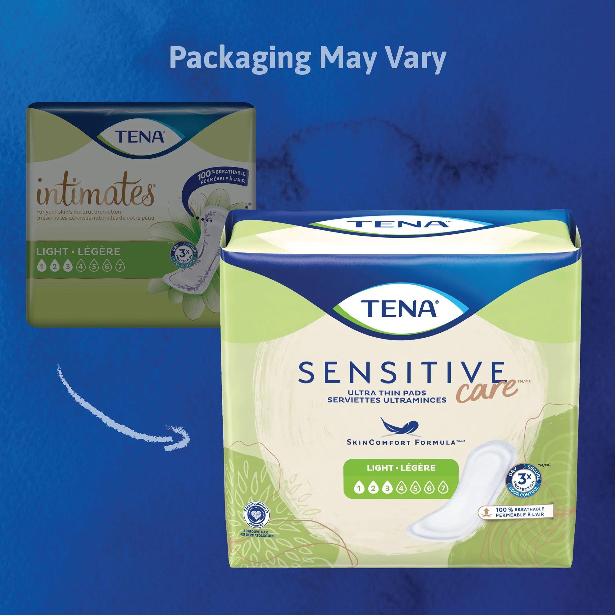 TENA® Intimates™ Ultra Thin Light Absorbency Pad 9 Inch Length 30 Count Bag - Image 2