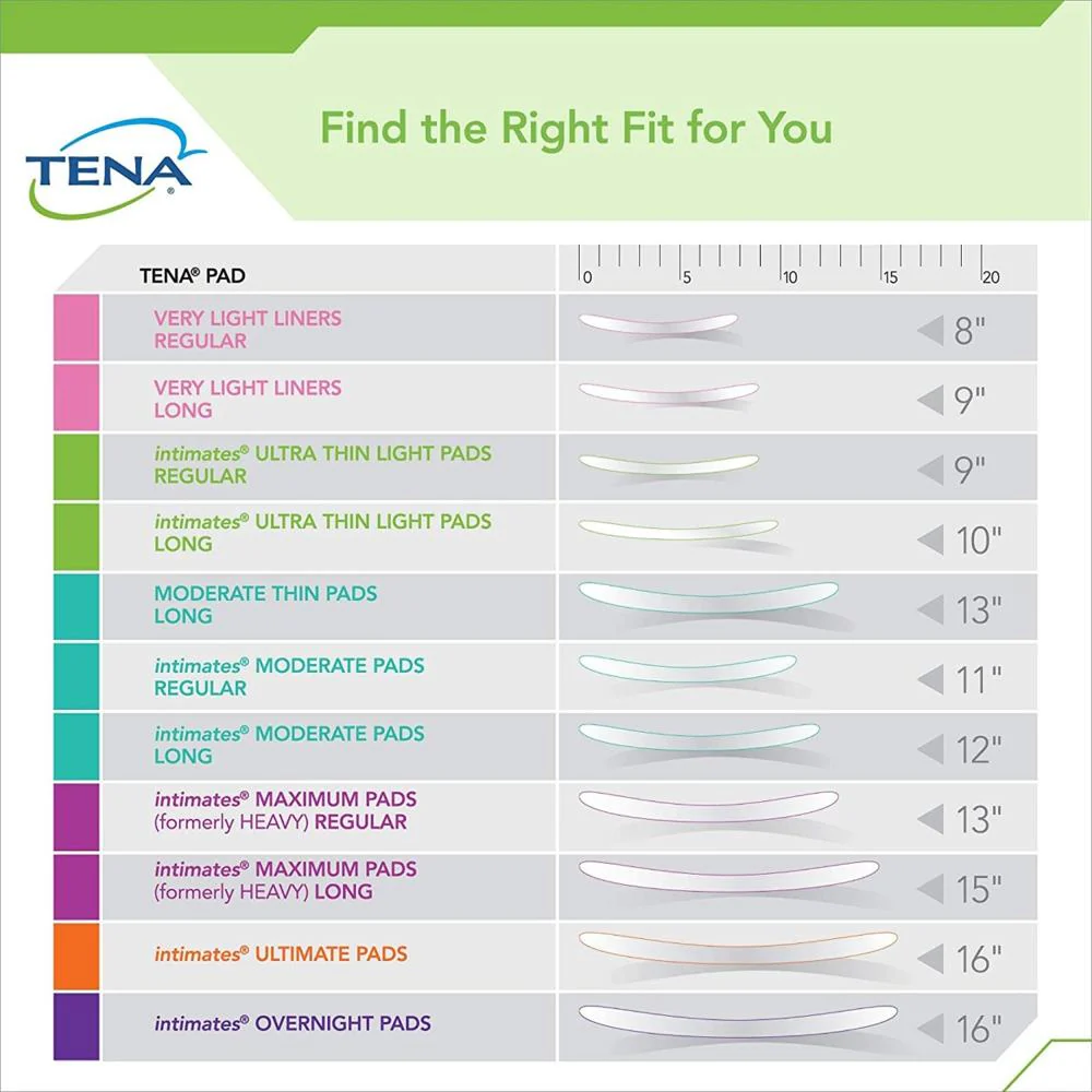 TENA® Intimates™ Ultra Thin Light Absorbency Pad 9 Inch Length 30 Count Bag - Image 4