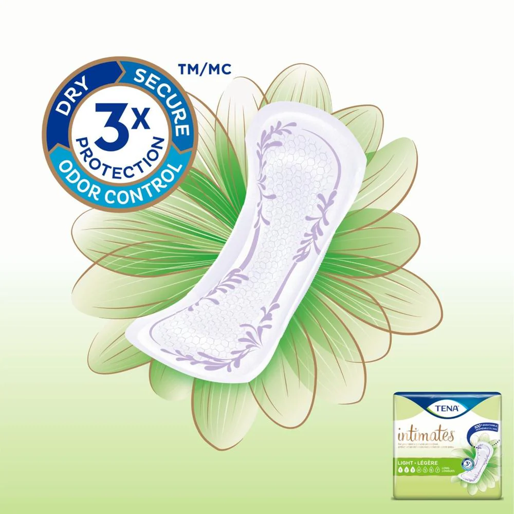 TENA® Intimates™ Ultra Thin Light Absorbency Pad 9 Inch Length 30 Count Bag - Image 6