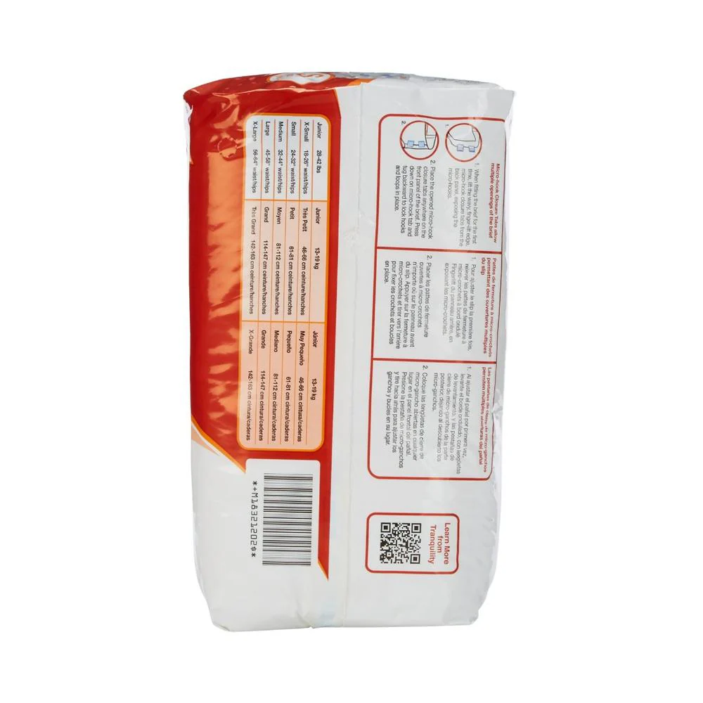 Tranquility Slimline Adult Incontinence Brief Small (Pack of 10) - Image 3