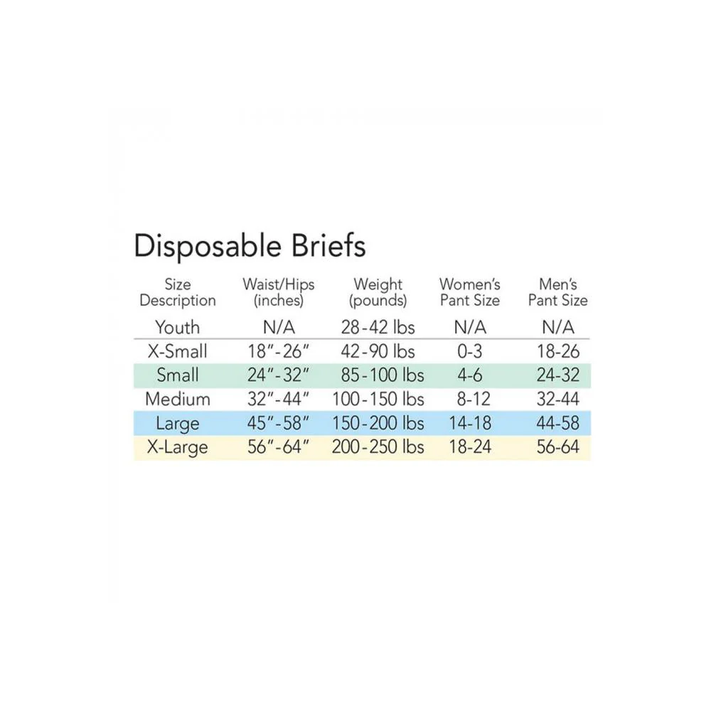 Tranquility® Slimline® Heavy Absorbency Incontinence Brief Size Medium 96 Case Count - Image 7