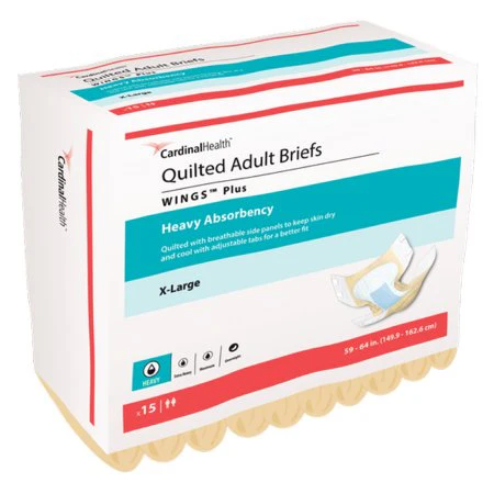 Wings™ Plus Heavy Absorbency Incontinence Brief - Image 6