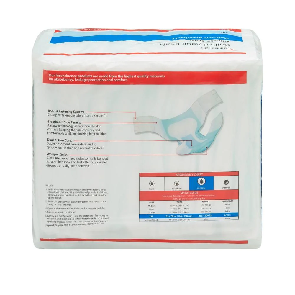 Wings™ Super Maximum Absorbency Incontinence Briefs - Image 3