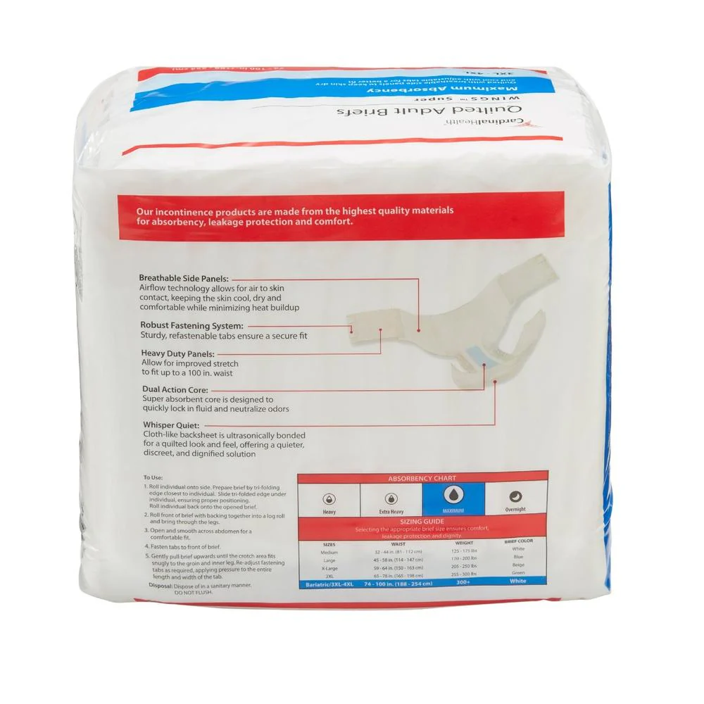 Wings™ Super Maximum Absorbency Incontinence Briefs - Image 7